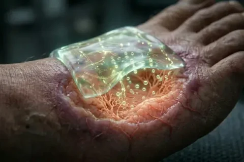 New research shows a reactive hydrogel can stop diabetic amputations before they start