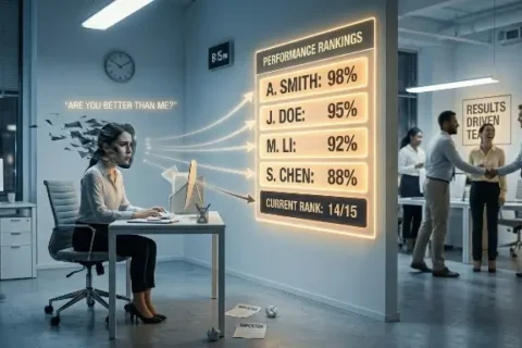 New groundbreaking discovery found that constant comparison at work is the silent killer of professional confidence