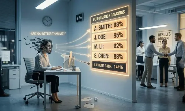 New groundbreaking discovery found that constant comparison at work is the silent killer of professional confidence