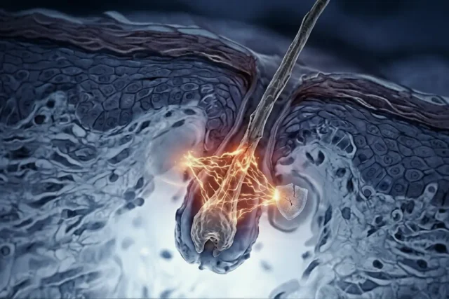 New research shows how external trauma and internal anxiety converge to trigger permanent hair loss