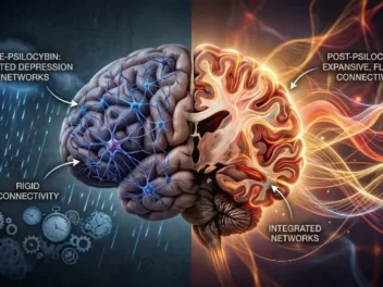 Brain scans show psilocybin may physically rewire depression-linked brain networks