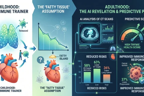 New research reveals that thymus health may be one of the strongest predictors of lifespan, cardiovascular survival, and cancer outcomes ever found