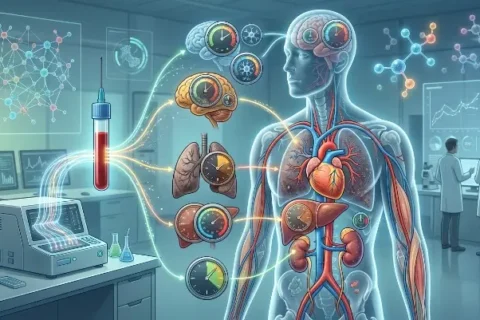 Scientists found that your brain, heart, and lungs can each be aging at completely different speeds, and a single blood test can now tell you which one is aging fastest
